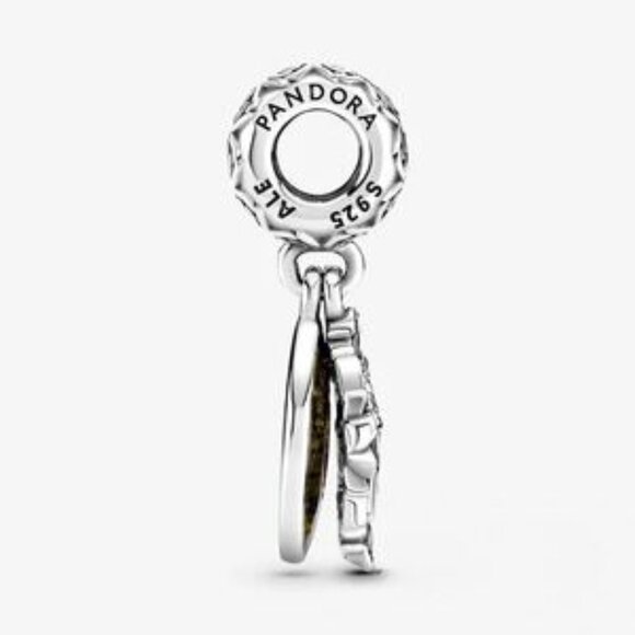 New Pandora Disney Beauty and the Beast Dancing Dangle Charm - Picture 3 of 4